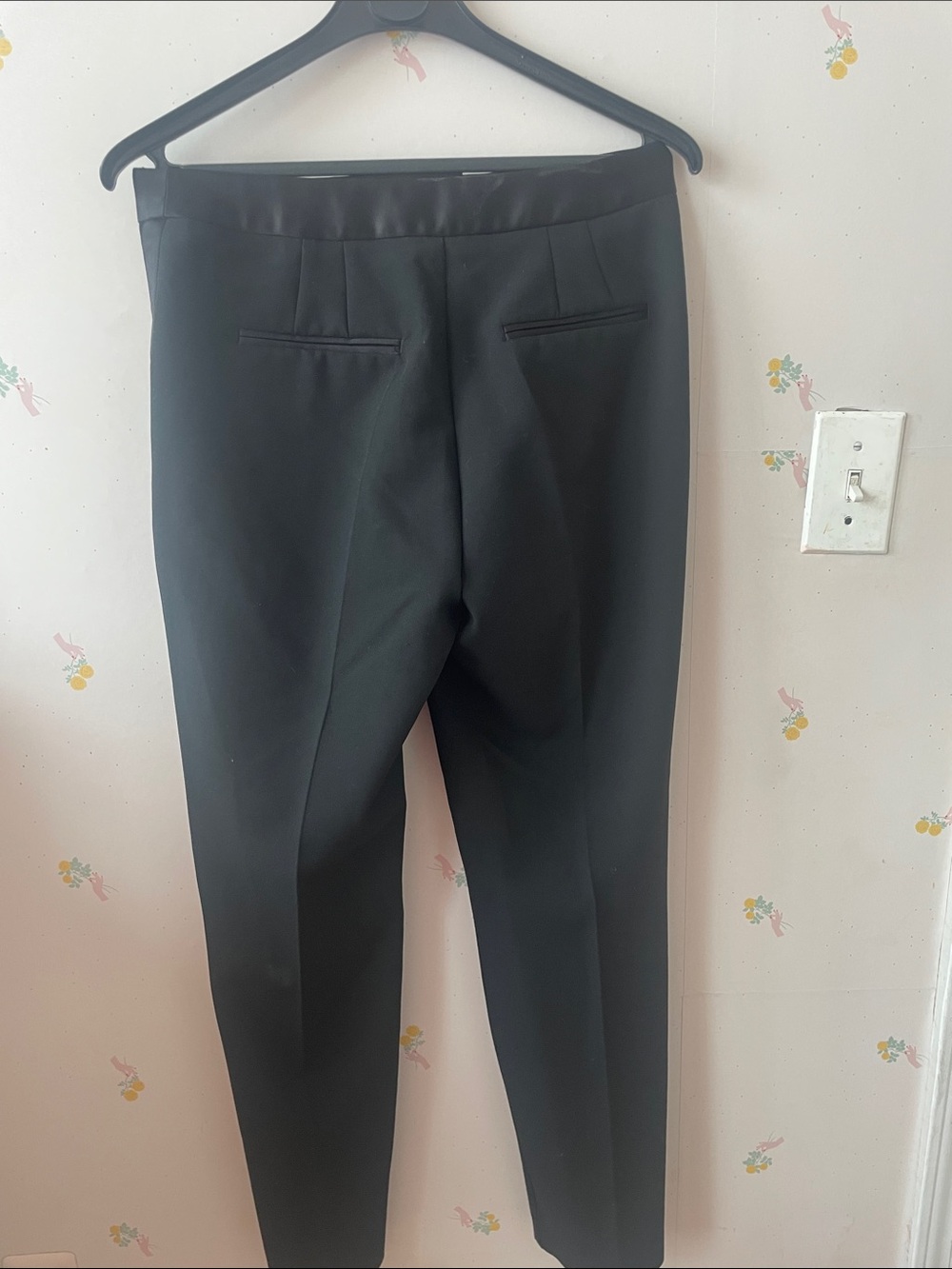 Black Women’s “Tuxedo”Pants - Classic Tailored Fit - Picture 3 of 3